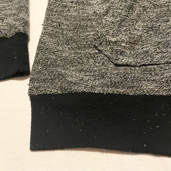 Roxy Hoodie Shirt Size Large Scuba 3 Button Neck Zip Pockets - Picture 7 of 16